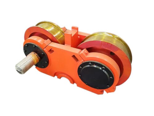 45°Split Bearing Box Crane Wheel Assembly