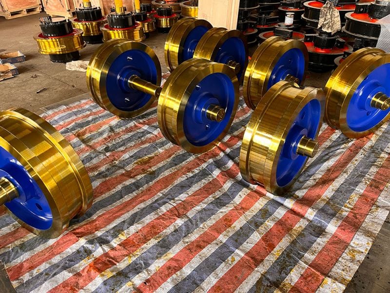 Crane Trolley Wheel Set1