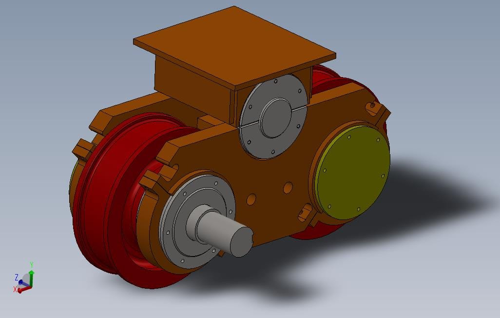 Crane Trolley Wheel Set4