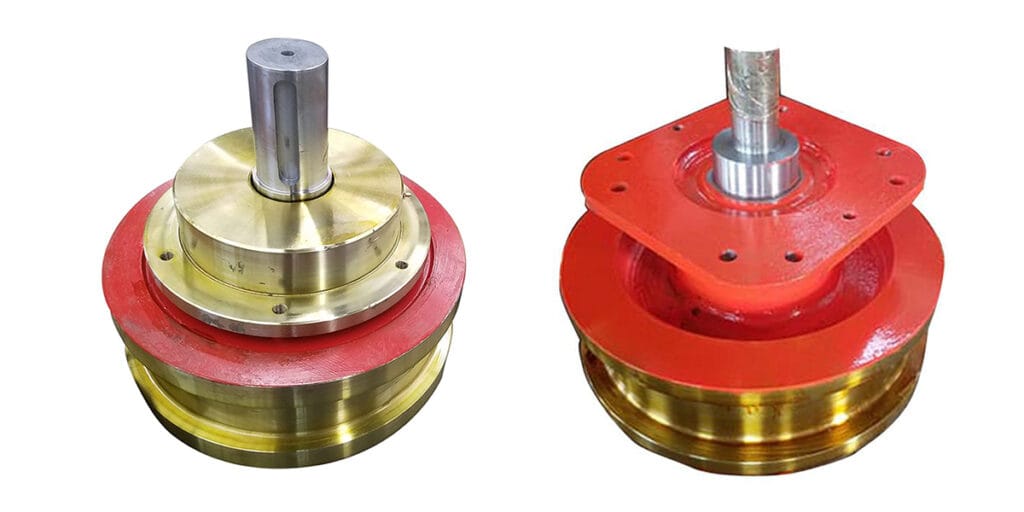 Round & Square Bearing Box Wheel Assembly